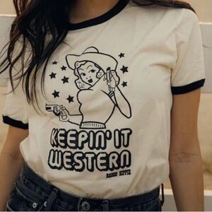 NWT Keepin' it Western Tee